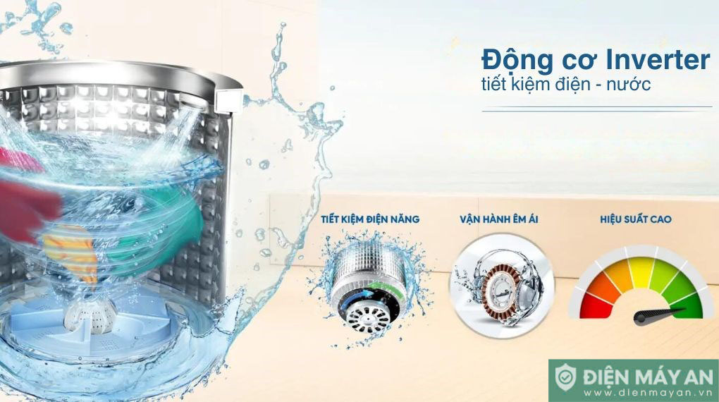 Máy giặt Aqua Inverter 12 kg AW12-BP4959U1K(B)